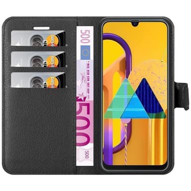 Samsung Galaxy M21 / M30s Plånboksfodral Skal (Svart)
