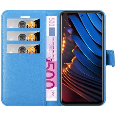 Xiaomi POCO X3 GT Plånboksfodral Skal (Blå)