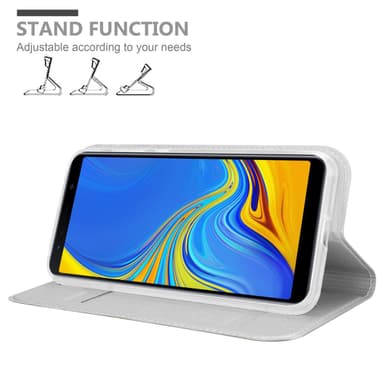 Samsung Galaxy A7 2018 Fodral Skal Case (Silver)