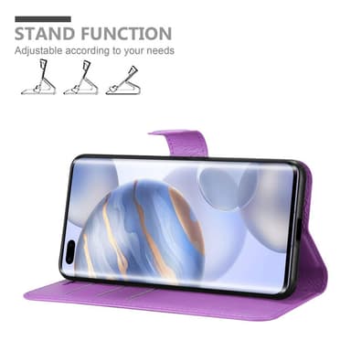 Honor 30 PRO Plånboksfodral Skal (Lila)