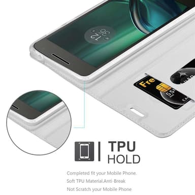 Motorola MOTO G4 PLAY Fodral Skal Case (Silver)