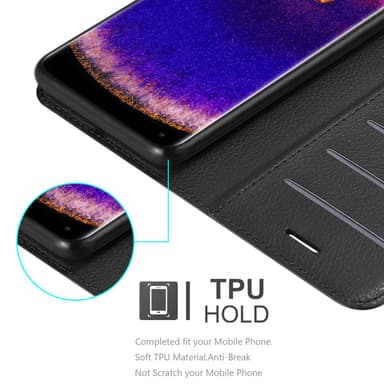 Oppo FIND X5 PRO Plånboksfodral Skal (Svart)