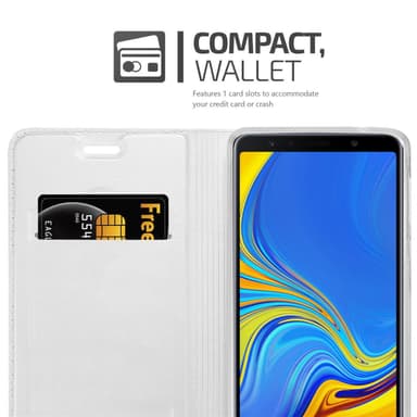 Samsung Galaxy A7 2018 Fodral Skal Case (Silver)