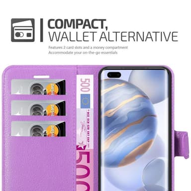 Honor 30 PRO Plånboksfodral Skal (Lila)
