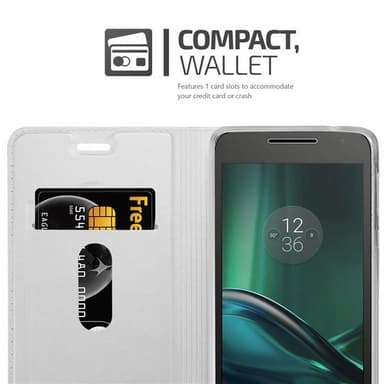 Motorola MOTO G4 PLAY Fodral Skal Case (Silver)
