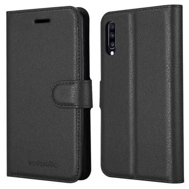 Samsung Galaxy A70 / A70s Plånboksfodral Skal (Svart)
