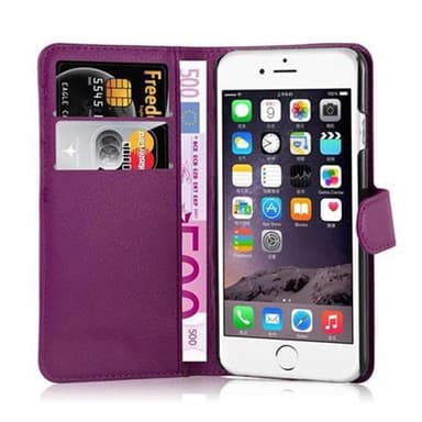 iPhone 6 / 6S Plånboksfodral Skal (Lila)