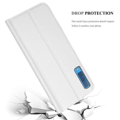 Samsung Galaxy A7 2018 Fodral Skal Case (Silver)