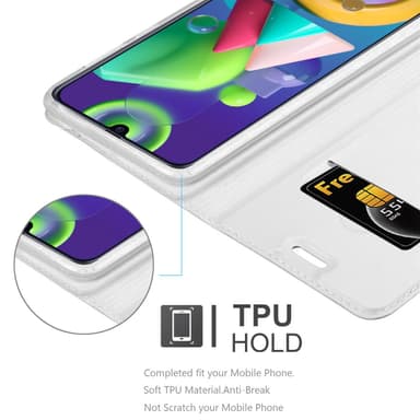 Samsung Galaxy M31 Fodral Skal Case (Silver)
