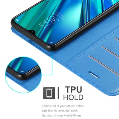 Realme 5 PRO / Realme Q Plånboksfodral Skal (Blå)
