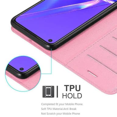Oppo A72 Plånboksfodral Skal (Rosa)