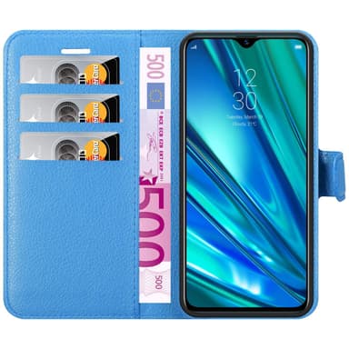 Realme 5 PRO / Realme Q Plånboksfodral Skal (Blå)