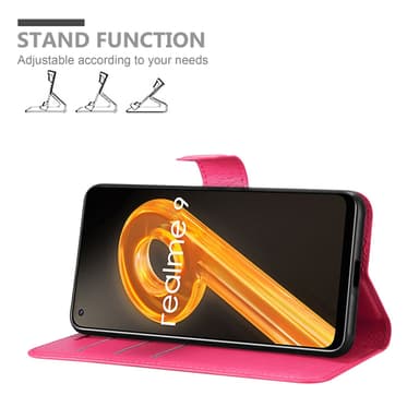 Realme 9 4G / 9 PRO+ Plånboksfodral Skal (Rosa)