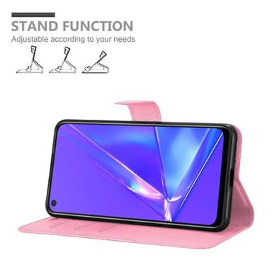 Oppo A72 Plånboksfodral Skal (Rosa)
