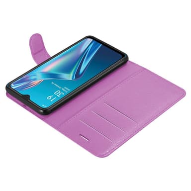 Oppo A12 Plånboksfodral Skal (Lila)
