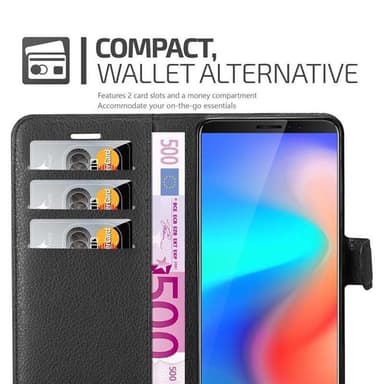 Cubot J3 PRO Plånboksfodral Skal (Svart)
