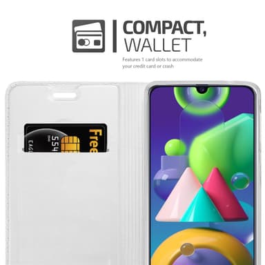 Samsung Galaxy M31 Fodral Skal Case (Silver)