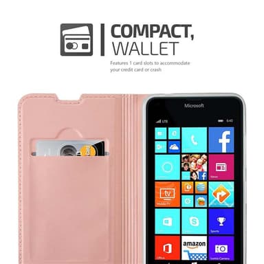 Nokia Lumia 640 Fodral Skal Case (Rosa)