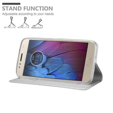 Motorola MOTO G5S PLUS Fodral Skal Case (Silver)