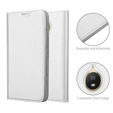 Motorola MOTO G5S PLUS Fodral Skal Case (Silver)