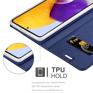 Samsung Galaxy A73 5G Fodral Skal Case (Blå)