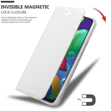 Samsung Galaxy M31 Fodral Skal Case (Silver)