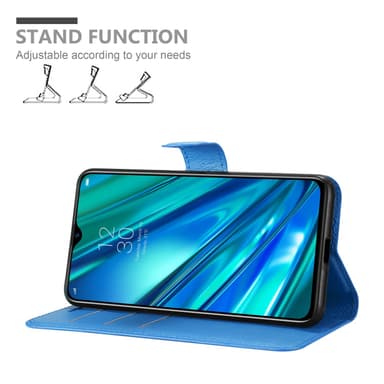 Realme 5 PRO / Realme Q Plånboksfodral Skal (Blå)