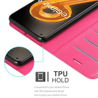 Realme 9 4G / 9 PRO+ Plånboksfodral Skal (Rosa)