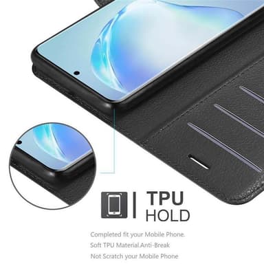Samsung Galaxy S20 PLUS Plånboksfodral Skal (Svart)