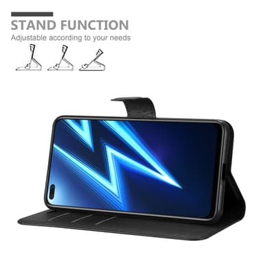 Realme 6 PRO Plånboksfodral Skal (Svart)