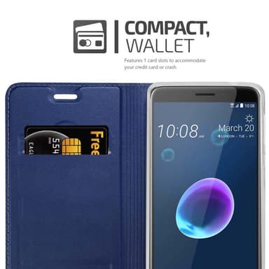HTC Desire 12 Fodral Skal Case (Blå)