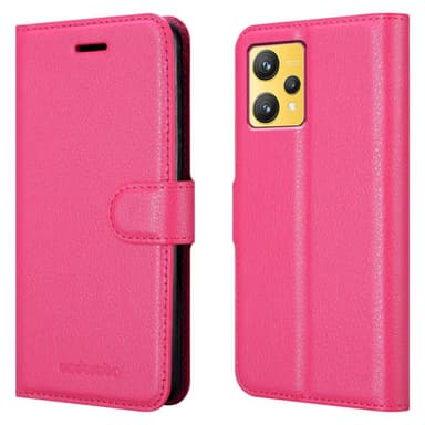 Realme 9 4G / 9 PRO+ Plånboksfodral Skal (Rosa)