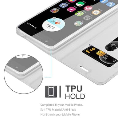 ZTE Blade V8 Fodral Skal Case (Silver)