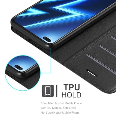 Realme 6 PRO Plånboksfodral Skal (Svart)