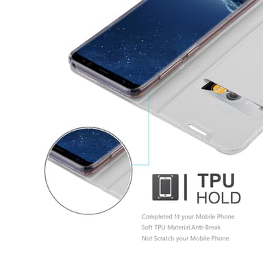 Samsung Galaxy S8 PLUS Fodral Skal Case (Silver)