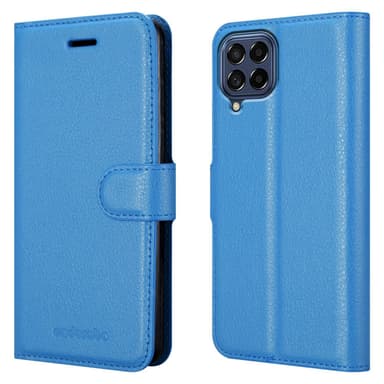Samsung Galaxy M53 5G Plånboksfodral Skal (Blå)