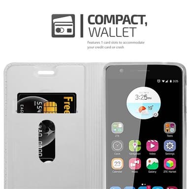 ZTE Blade V8 Fodral Skal Case (Silver)