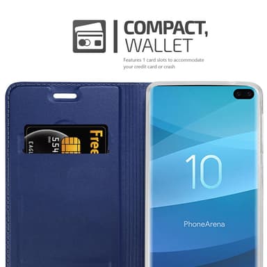 Samsung Galaxy S10 PLUS Fodral Skal Case (Blå)