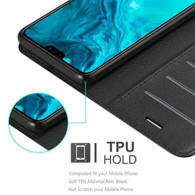 Honor 9X LITE Plånboksfodral Skal (Svart)