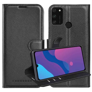 Honor 9A Plånboksfodral Skal (Svart)