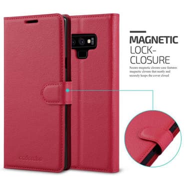 Samsung Galaxy NOTE 9 Plånboksfodral Skal (Röd)