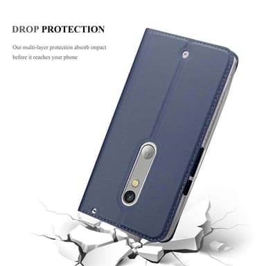 Motorola MOTO X PLAY Fodral Skal Case (Blå)
