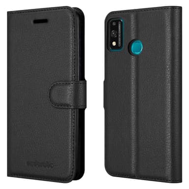 Honor 9X LITE Plånboksfodral Skal (Svart)