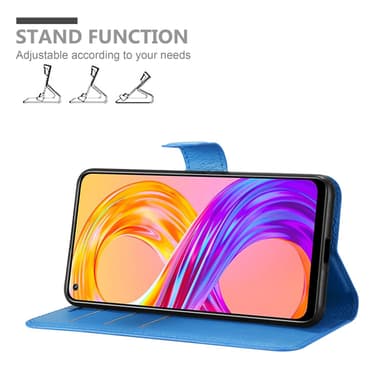 Realme 8 4G / 8 PRO Plånboksfodral Skal (Blå)