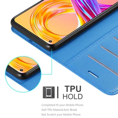 Realme 8 4G / 8 PRO Plånboksfodral Skal (Blå)