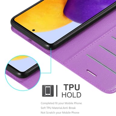 Samsung Galaxy A73 5G Plånboksfodral Skal (Lila)