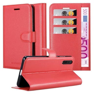 Xiaomi Mi CC9 Plånboksfodral Skal (Röd)
