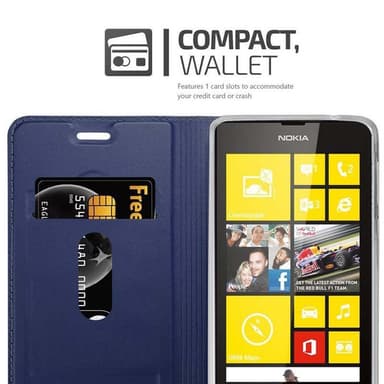 Nokia Lumia 520 / 521 Fodral Skal Case (Blå)