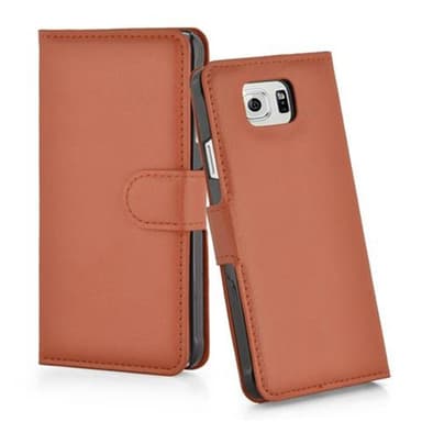 Samsung Galaxy S6 Plånboksfodral Skal (Brun)