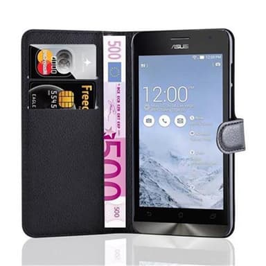 Asus ZenFone 5 2014 Plånboksfodral Skal (Svart)